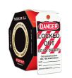 STOPOUT® OSHA Danger Tags-By-The-Roll With Grommets: Locked Out - Do Not Operate
