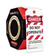 STOPOUT® OSHA Danger Tags-By-The-Roll With Grommets: Do Not Operate