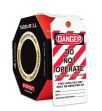OSHA Danger Tags-By-The-Roll with Grommets: Do Not Operate - Equipment Locked Out
