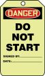 DANGER DO NOT START