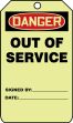 DANGER OUT OF SERVICE