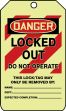 DANGER LOCKED OUT DO NOT OPERATE