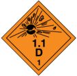 TDG PLACARD - TRANSPORTATION OF DANGEROUS GOODS