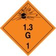 TDG PLACARD - TRANSPORTATION OF DANGEROUS GOODS