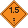 TDG PLACARD - TRANSPORTATION OF DANGEROUS GOODS