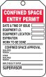 CONFINED SPACE ENTRY PERMIT