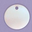 Blank Stainless Steel Identification Tags: Circle