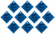 ID Tags, Legend: COMPRESSED GAS (1-10 SERIES)