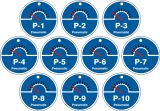 ID Tags, Legend: PNEUMATIC (Series 1-10)