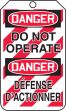 DANGER DO NOT OPERATE (LOCK OUT TAG) (English/French)