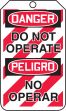 DANGER DO NOT OPERATE (LOCK OUT TAG)