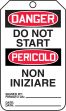DANGER DO NOT START (English/Italian)