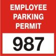 EMPLOYEE PARKING PERMIT (###)