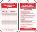 AERIAL & SCISSOR LIFT DAILY INSPECTION RECORD