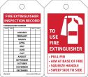 Fire Extinguisher Safety Tag: Fire Extinguisher Instructions
