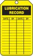 LUBRICATION RECORD