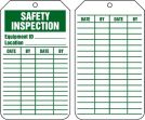 Eye Wash Station Inspection Plastic Tags, SKU: TG-1266