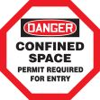 CONFINED SPACE PERMIT REQUIRED FOR ENTRY