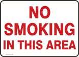 NO SMOKING THIS AREA