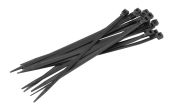 LOCK-STYLE BLACK NYLON TIES