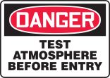 TEST ATMOSPHERE BEFORE ENTRY