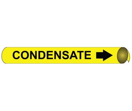 CONDENSATE PRECOILED/STRAP-ON PIPE MARKER