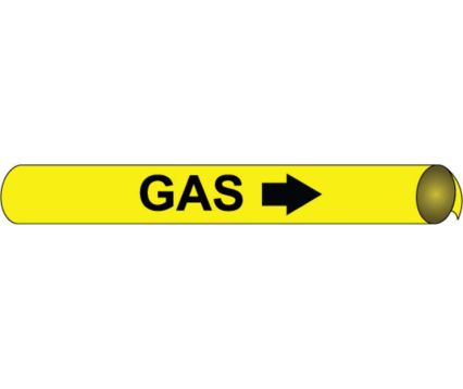 FUEL OIL RETURN PRECOILED/STRAP-ON PIPE MARKER
