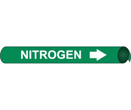 NITROGEN PRECOILED/STRAP-ON PIPE MARKER