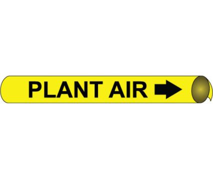 PLANT AIR PRECOILED/STRAP-ON PIPE MARKER