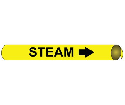 STEAM PRECOILED/STRAP-ON PIPE MARKER