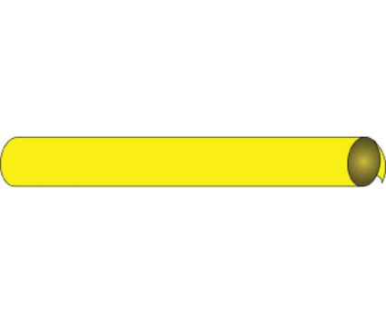 BLANK YELLOW PRECOILED/STRAP-ON PIPE MARKER