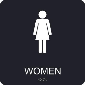 WOMEN BRAILLE SIGN