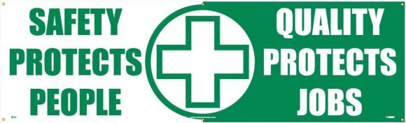 SAFETY PROTECTS PEOPLE BANNER