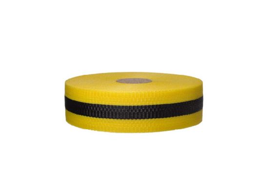 BLACK/YELLOW WEBBED BARRIER TAPE