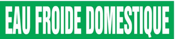 EAU FROID DOMESTIQUE