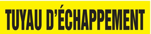 TUYAU D'ÉCHAPPEMENT