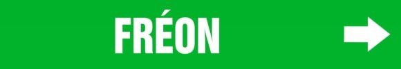 Pipe Marker, Legend: FRÉON