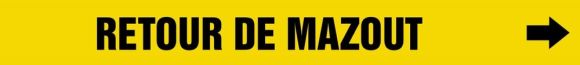 Pipe Marker, Legend: RETOUR DE MAZOUT