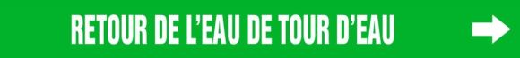 Pipe Marker, Legend: RETOUR DE L'EAU DE TOUR D'EAU