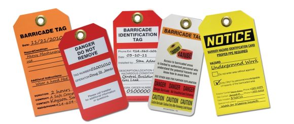 CUSTOM BARRICADE STATUS TAGS