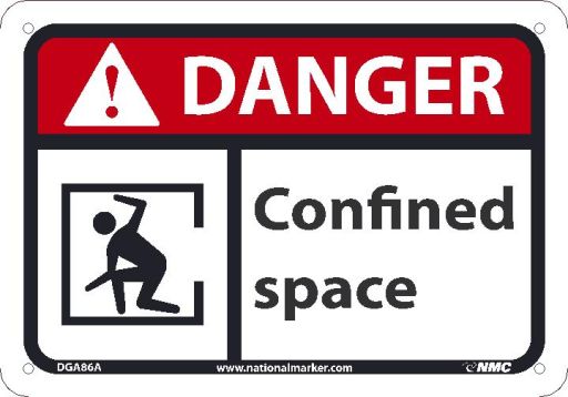 DANGER CONFINED SPACE