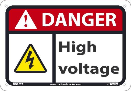 DANGER HIGH VOLTAGE
