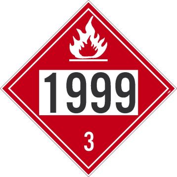 1999 3 DOT PLACARD SIGN