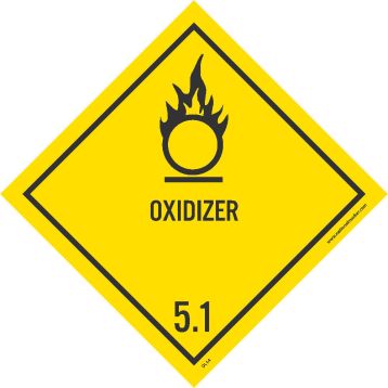 5.1 BLANK PLACARD LABEL