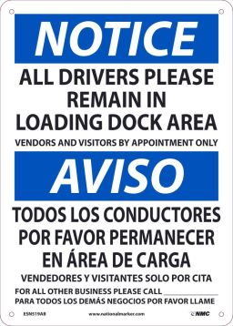 NOTICE DRIVERS REMAIN BILINGUAL