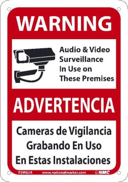 AUDIO & VIDEO SURVILLANCE IN USE ON THESE PREMISES