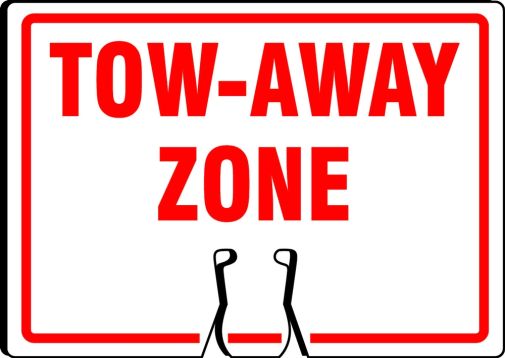 Traffic, Legend: TOW-AWAY ZONE