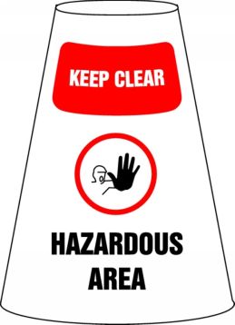 Plant & Facility, Legend: KEEP CLEAR HAZARDOUS AREA