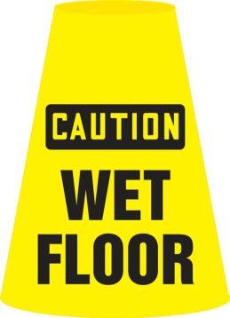 Traffic, Legend: CAUTION WET FLOOR