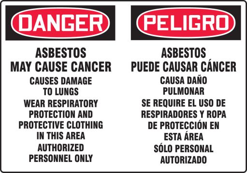 SAFETY BILINGUAL SIGN